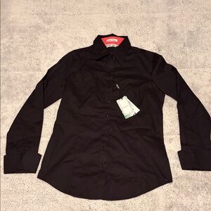 Women's Black Dress Shirt